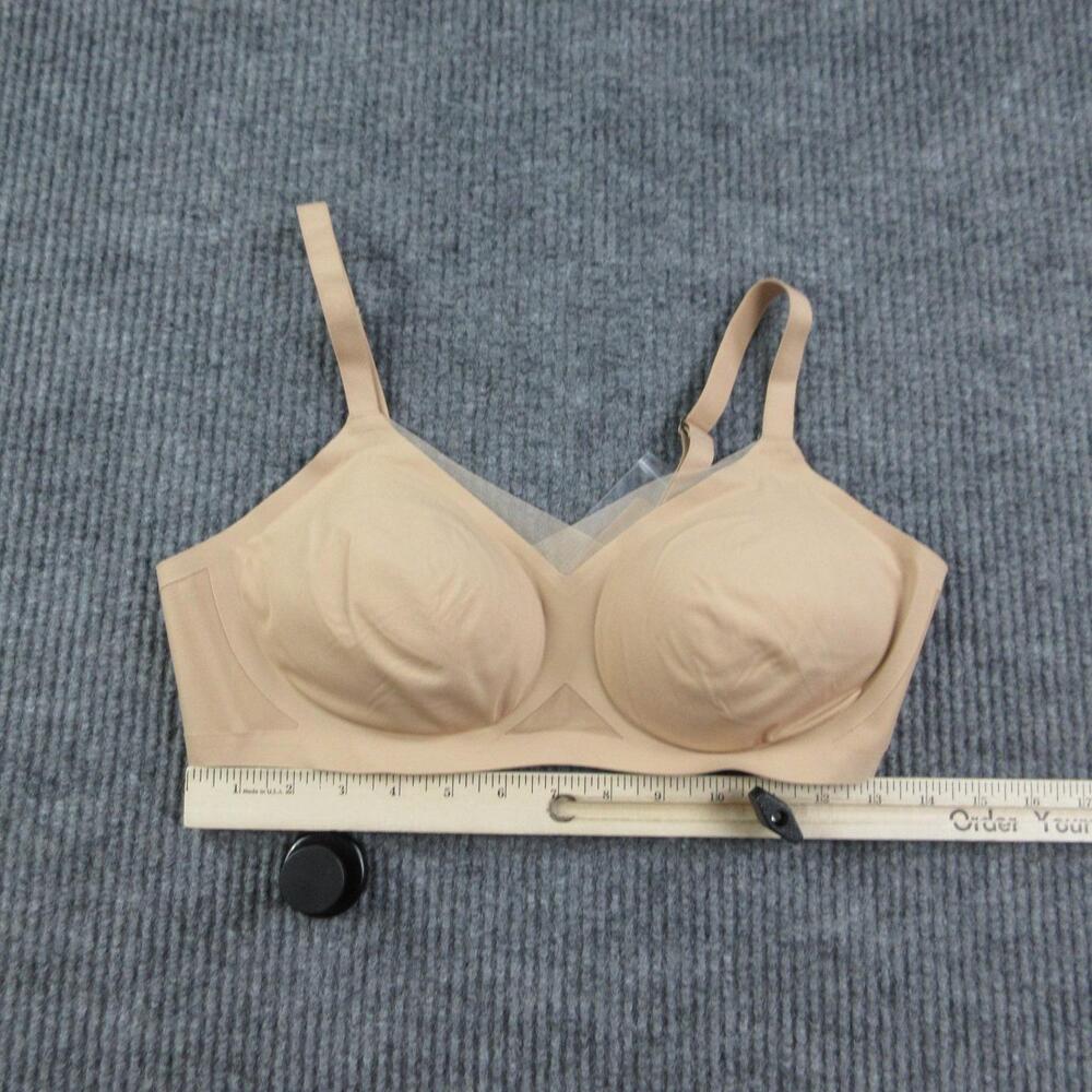 Honeylove Bra Womens M Beige T-Shirt Wireless Molded Seamless Lightly Lined NWT